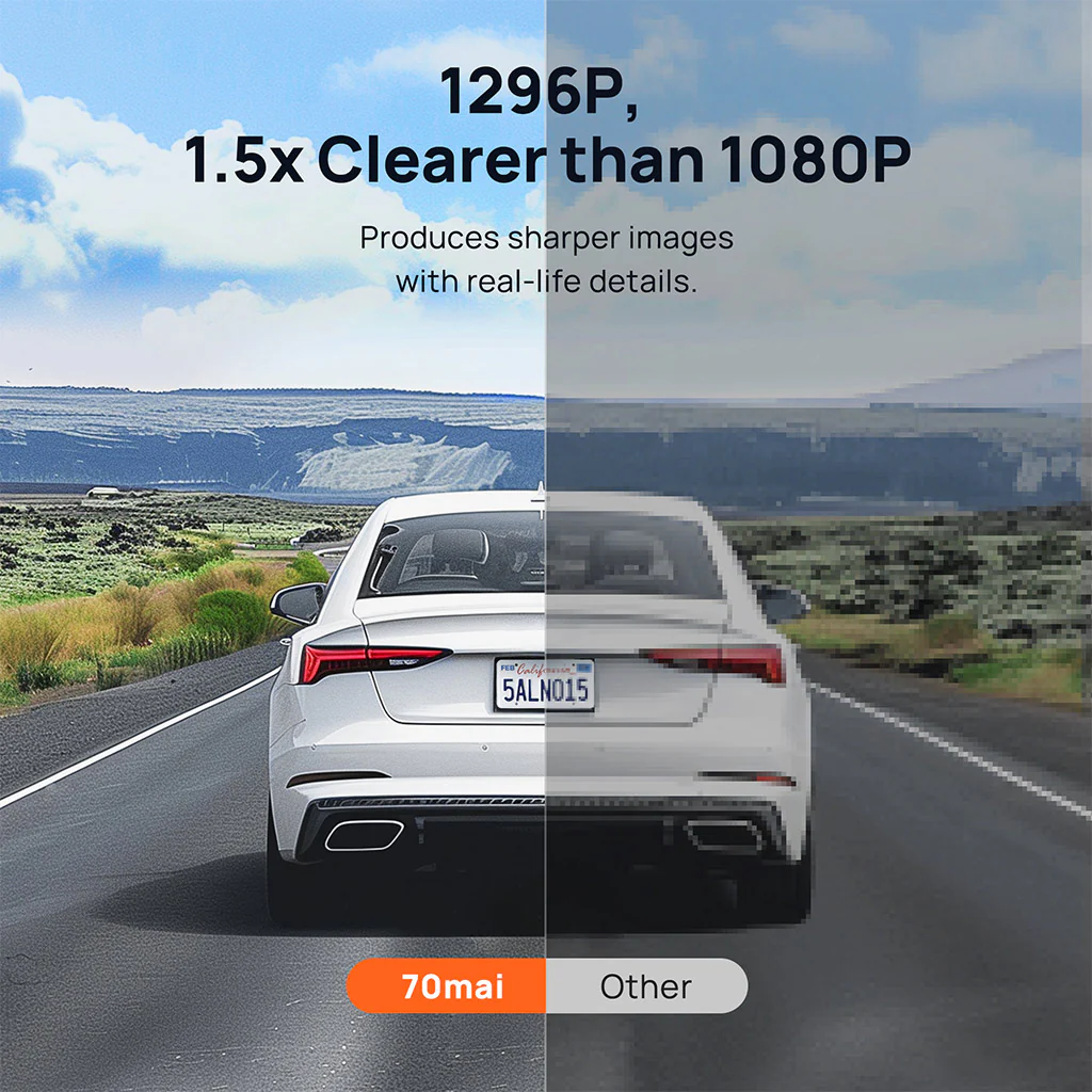 70mai Dash Cam M300 2K HD with Built-in LED Indicator - Image 2